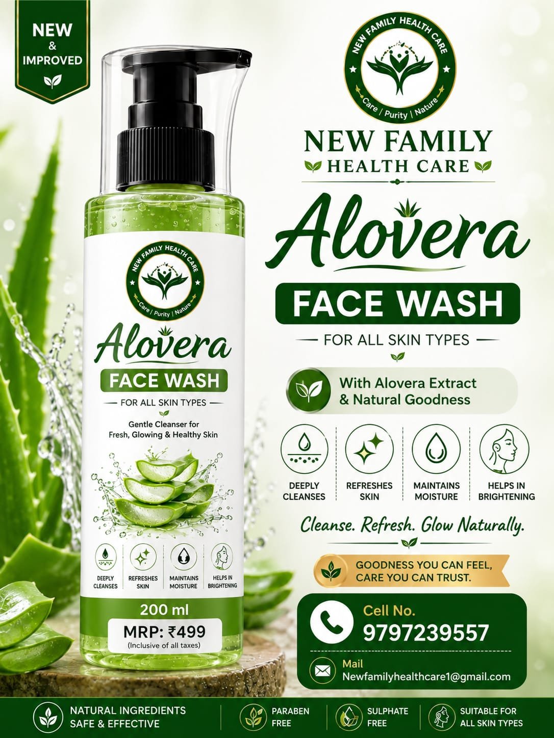 Alovera Face Wash