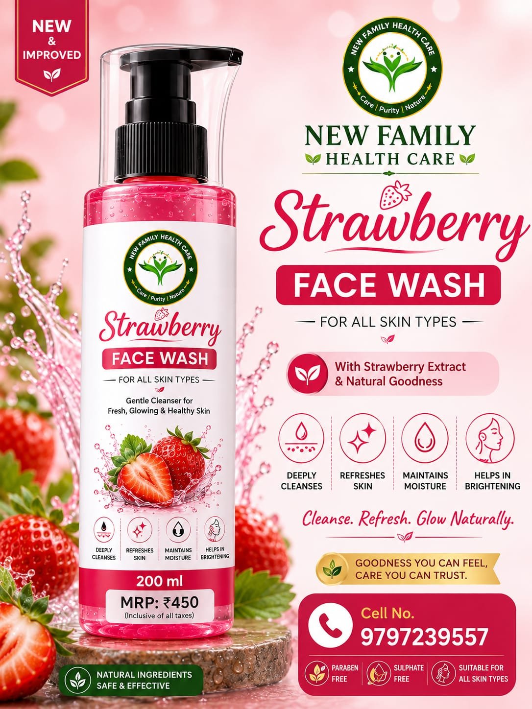 Strawberry Face Wash