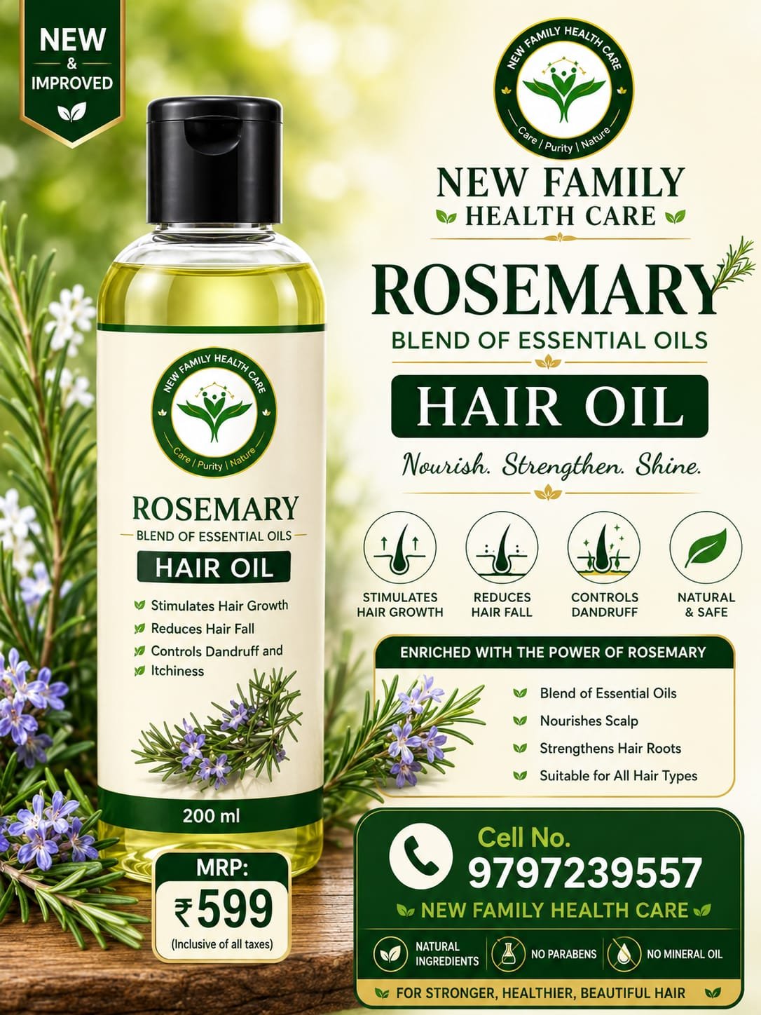 Rosemary Hair Oil