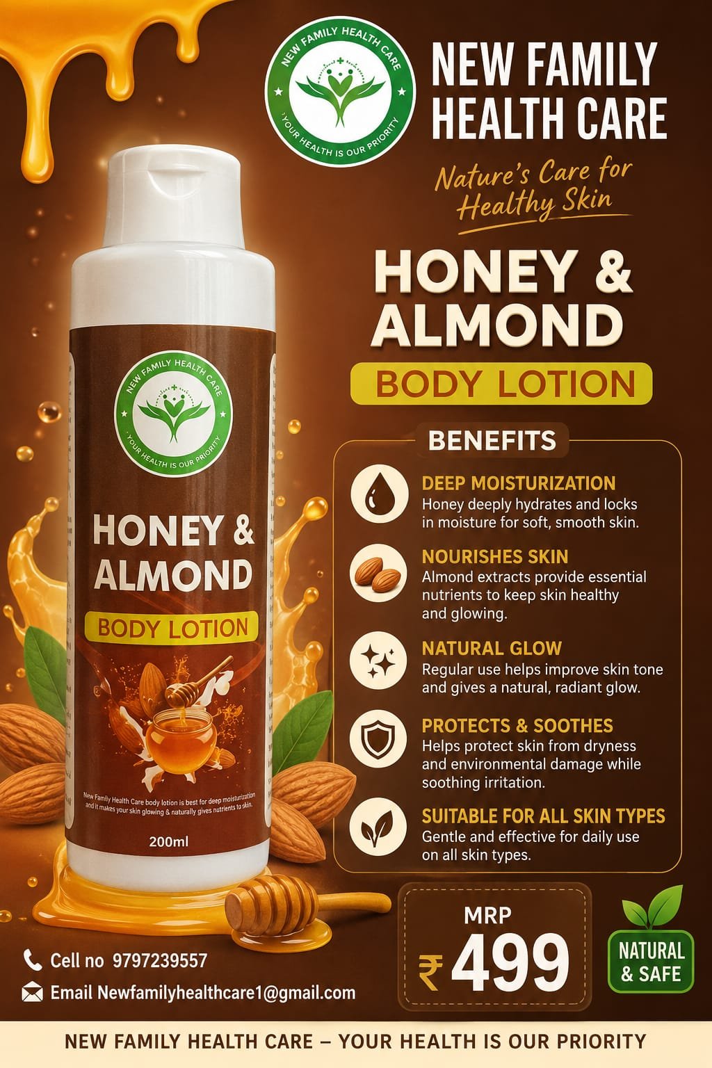 Honey & Almond Body Lotion