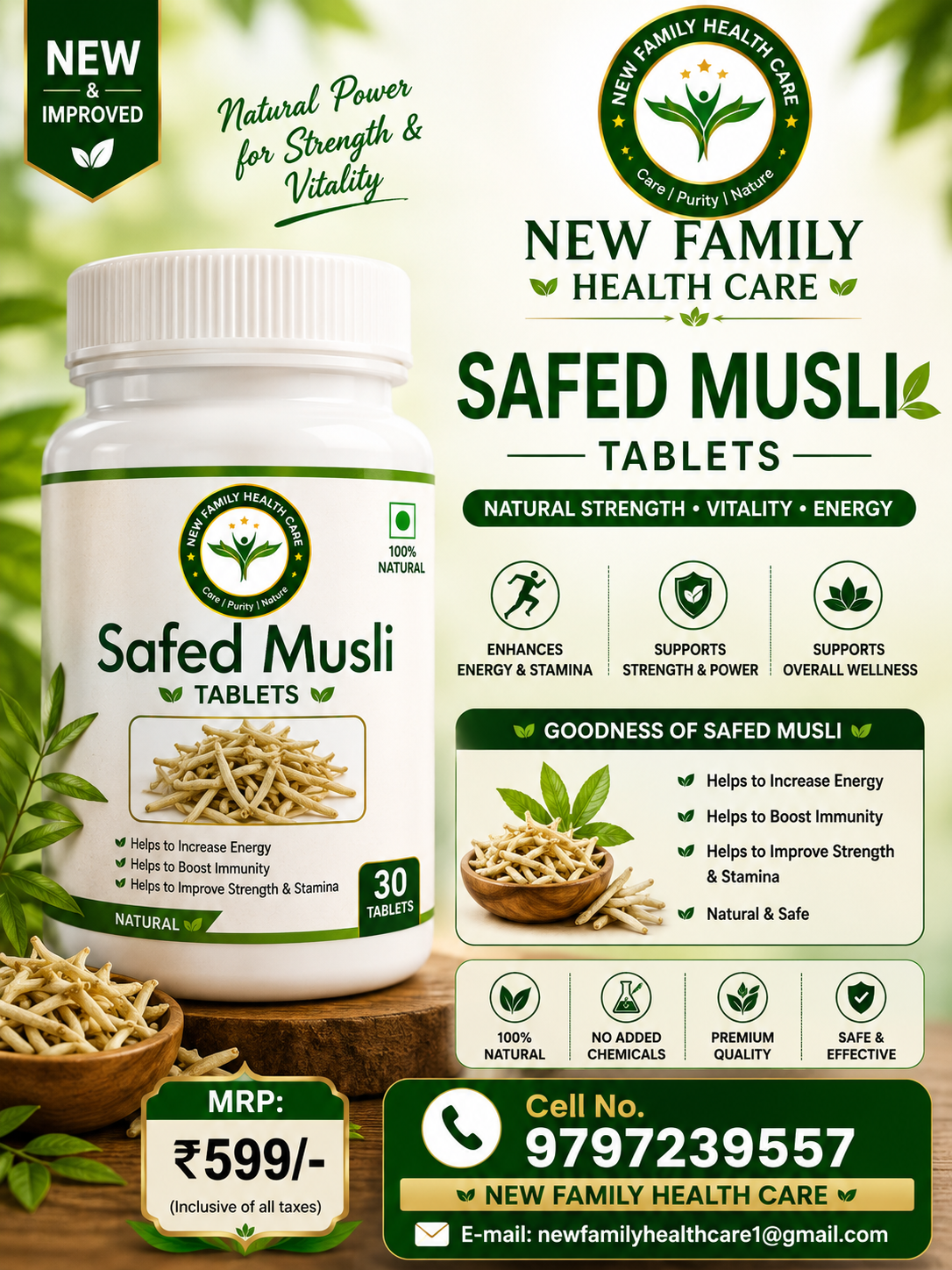Safed Musli Tablets